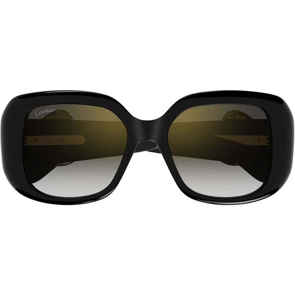 Cartier CT0471S Sunglasses Black Grey Acetate main image 4